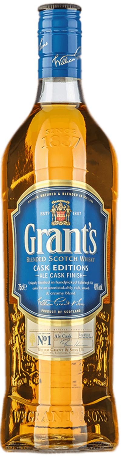 Grant's Ale Cask Finish Blended Scotch Whisky grant s sherry cask finish blended scotch whisky