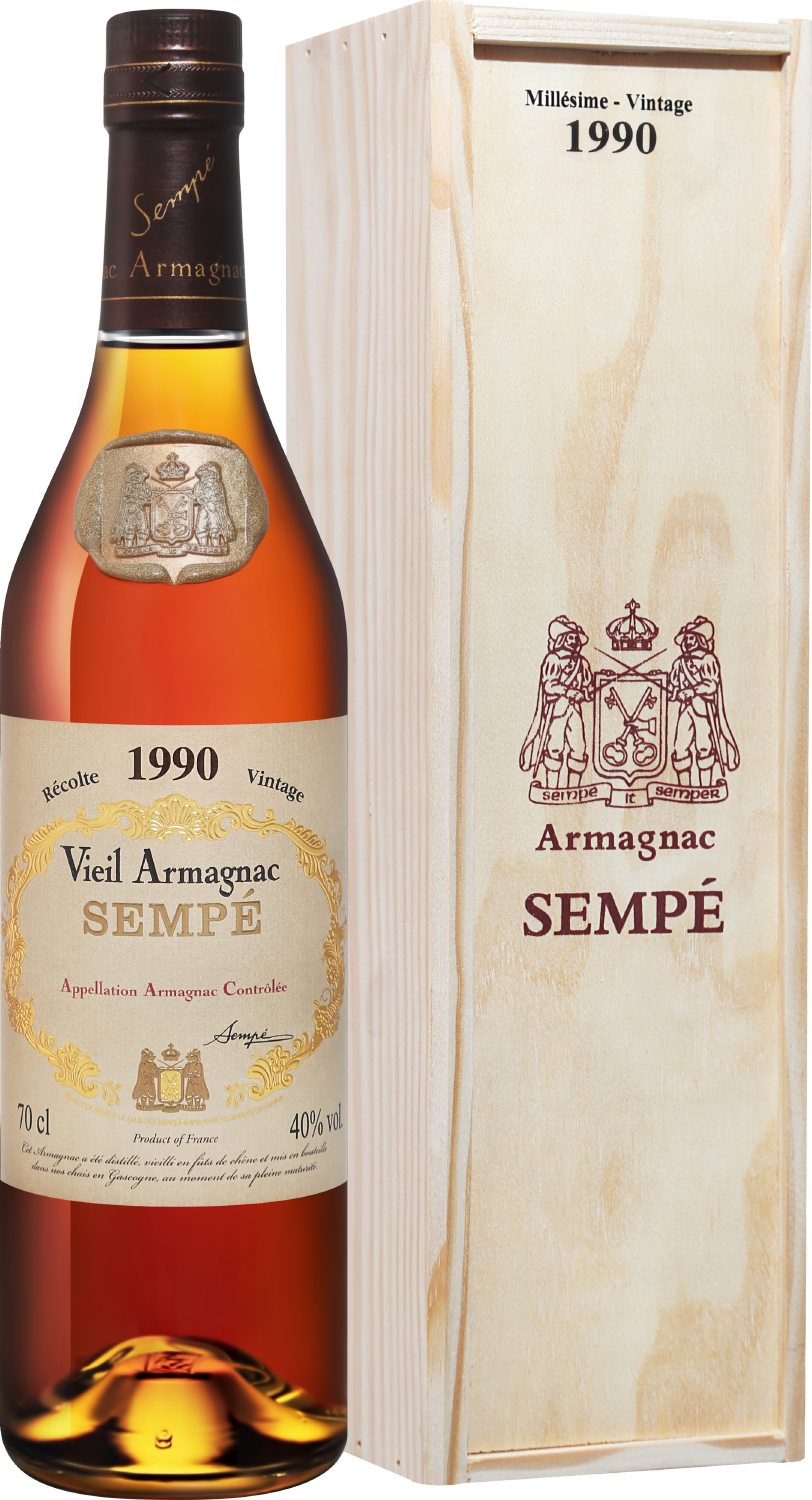 Sempe Vieil Vintage 1990 Armagnac AOC (gift box)