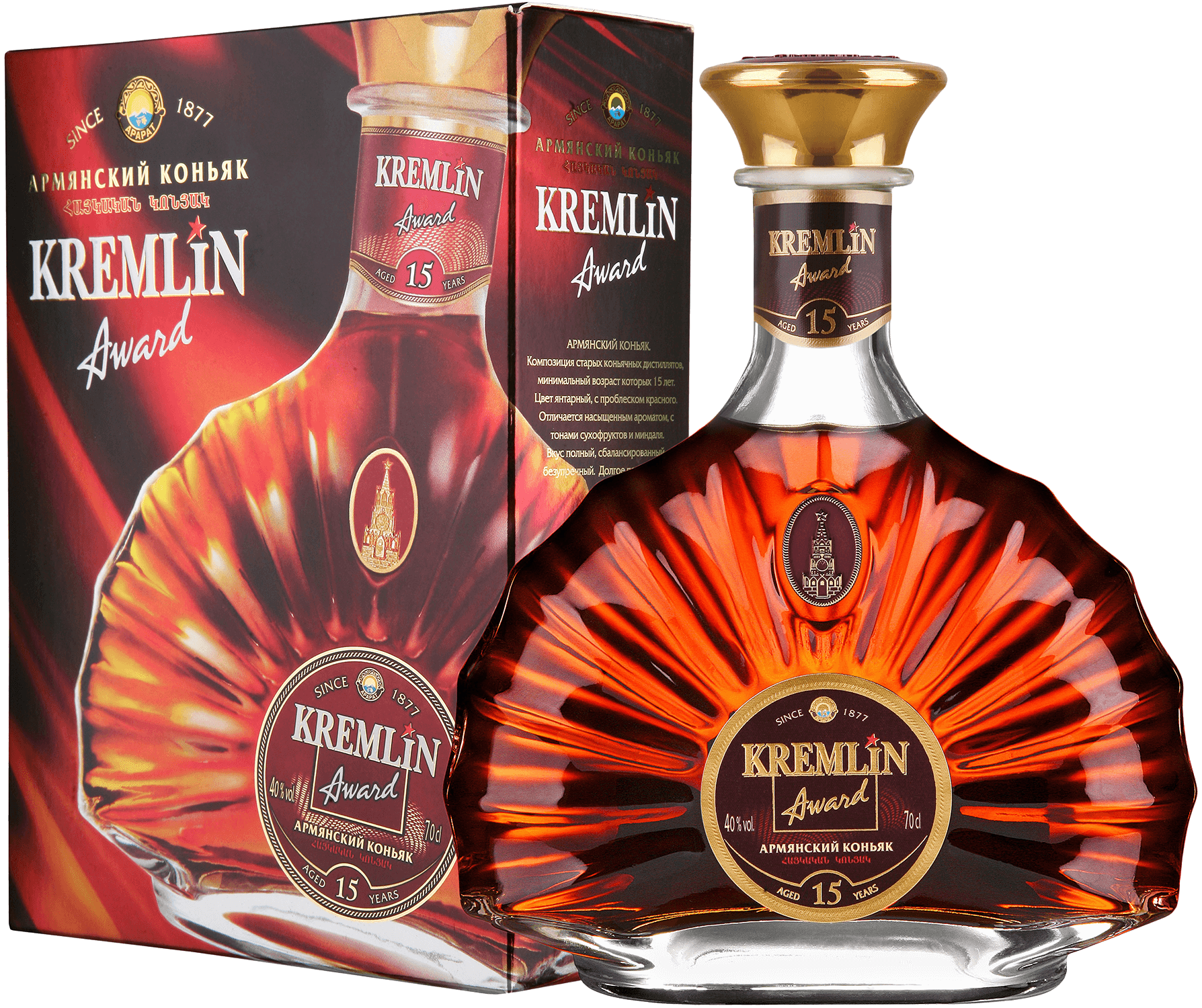 KREMLIN AWARD 15 Years (gift box) kremlin award grand premium vodka gift box