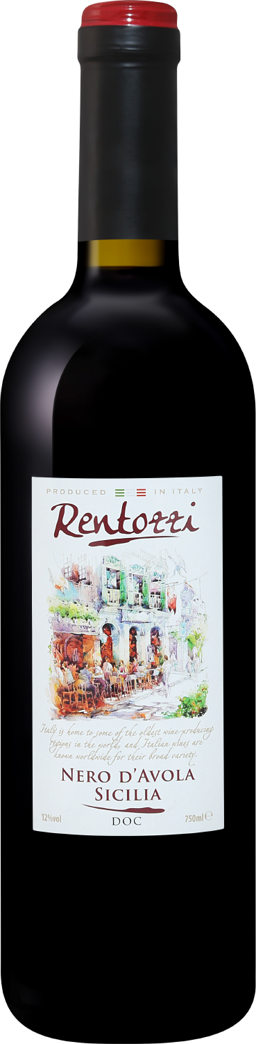 Рентоцци Неро д'Авола Сицилия DOC Вилла Дельи Олми 2020 0.75&nbsp;л