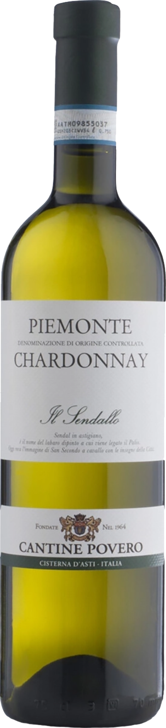Chardonnay Il Sendallo Piemonte DOC Cantine Povero