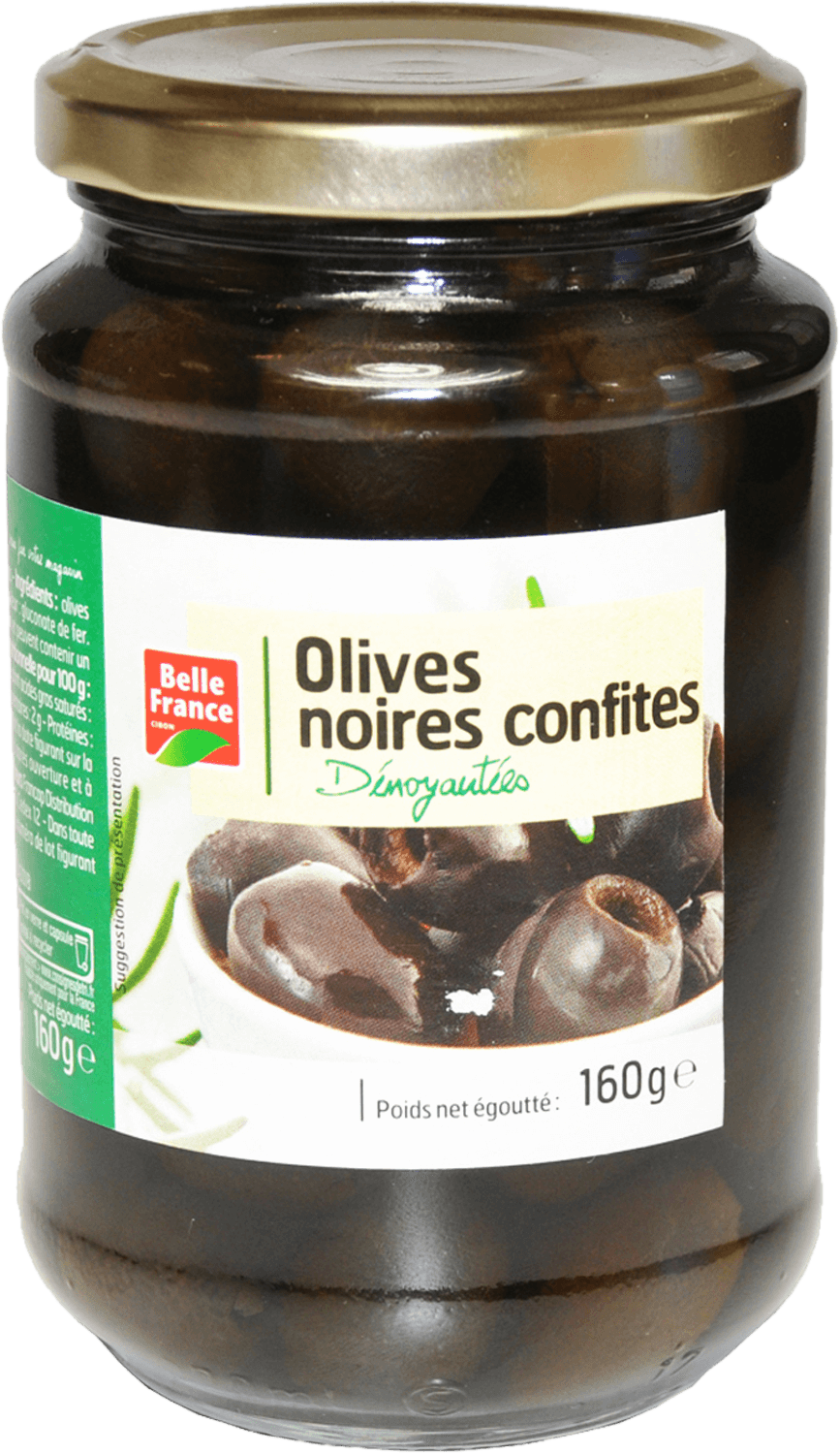 Pitted Black Olives Belle France black olives andquot a la grecqueandquot belle france