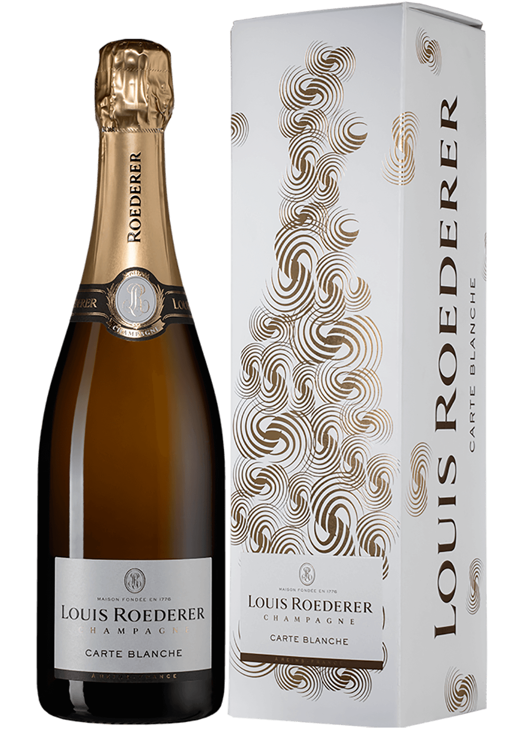 Carte Blanche Champagne AOC Louis Roederer (gift box) brut nature champagne aoc louis roederer gift box