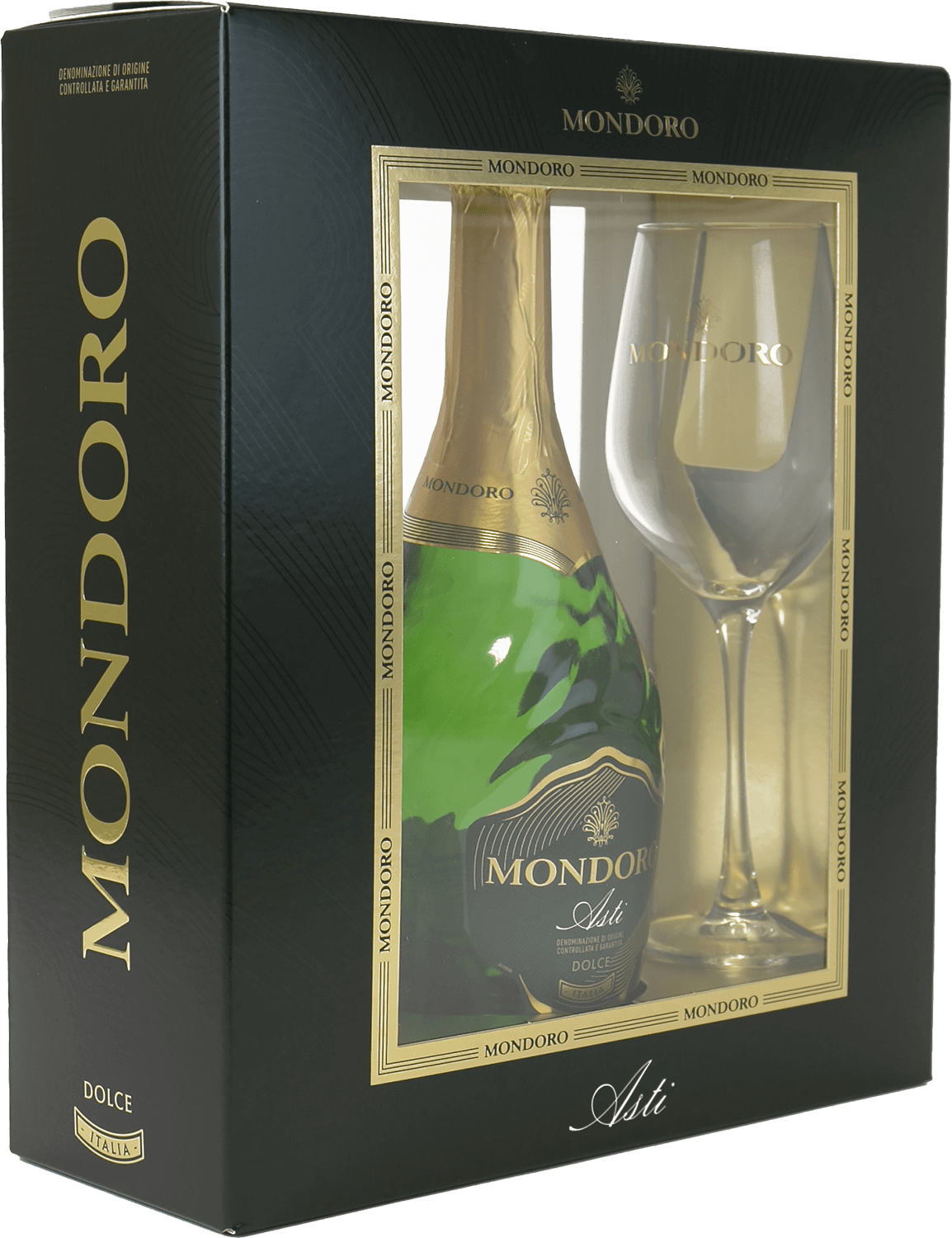 Mondoro Asti DOCG Campari (gift box with 2 glasses) mondoro prosecco doc campari gift box with glass