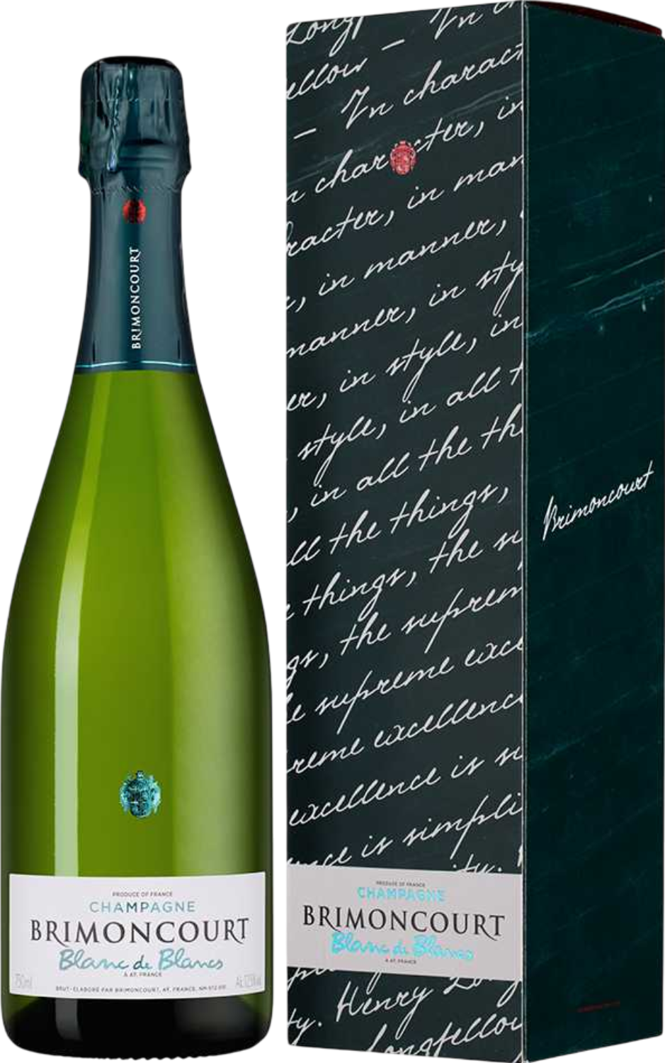Блан де Блан Шампань AOC Бримонкур в подарочной упаковке 2016 0.75&nbsp;л