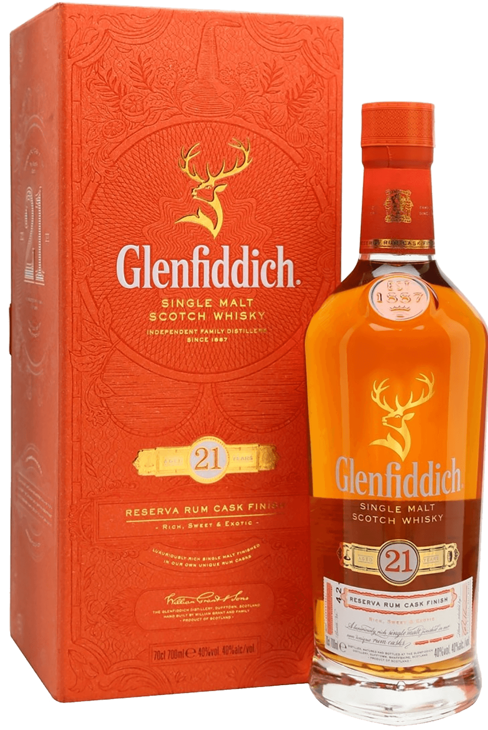 Glenfiddich Single Malt Scotch Whisky 21 yo (gift box) glenfiddich 15 y o single malt scotch whisky gift box with 2 glasses