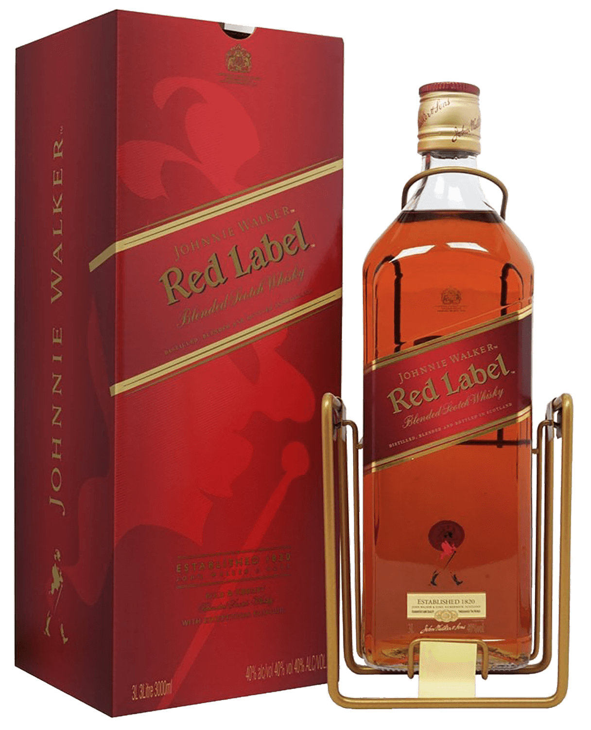 Johnnie Walker Red Label Blended Scotch Whisky (gift box) johnnie walker blenders batch red rye finish blended scotch whisky