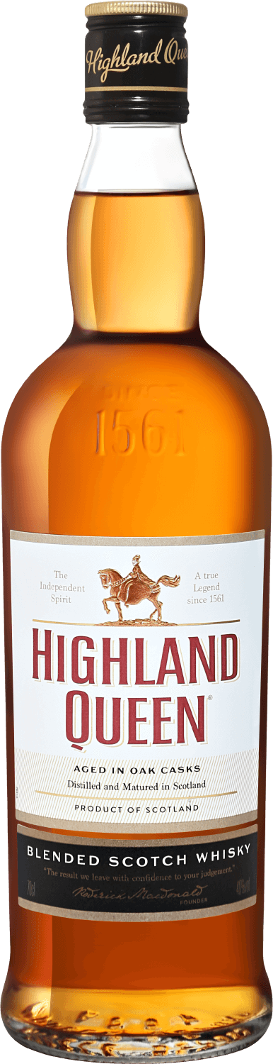 Highland Queen Blended Scotch Whisky william peel double maturation blended scotch whisky