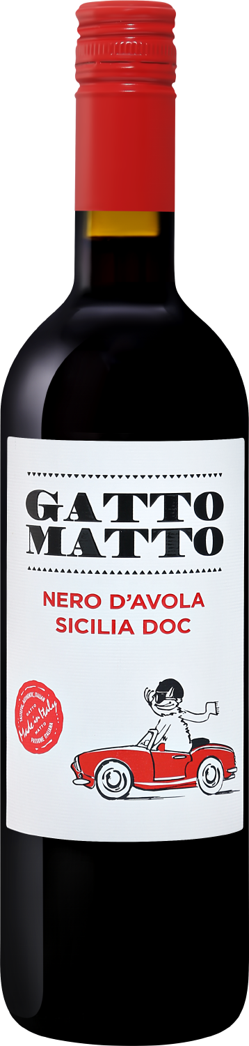 Gatto Matto Nero d’Avola Sicilia DOC Villa Degli Olmi