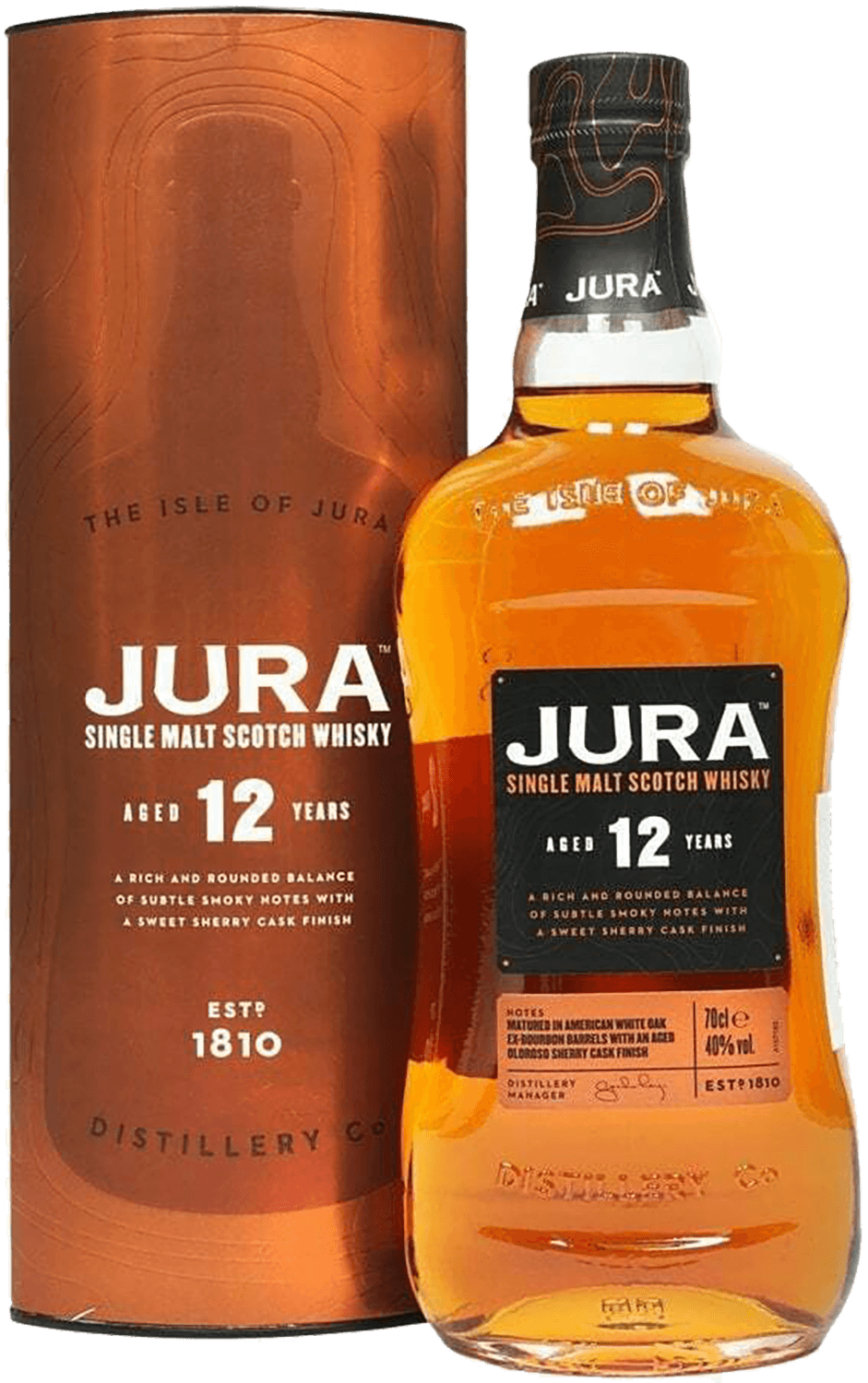 Jura 12 y.o. Single Malt Scotch Whisky (gift box) speymhor 12 y o single malt scotch whisky gift box