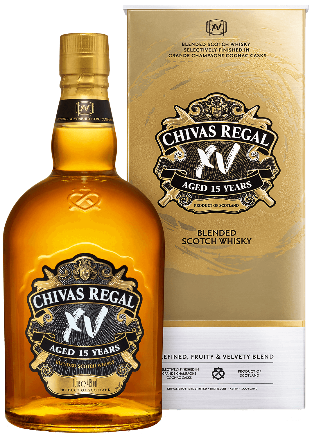 Chivas Regal XV Blended Scotch Whisky (gift box) chivas regal blended scotch whisky 25 y o gift box