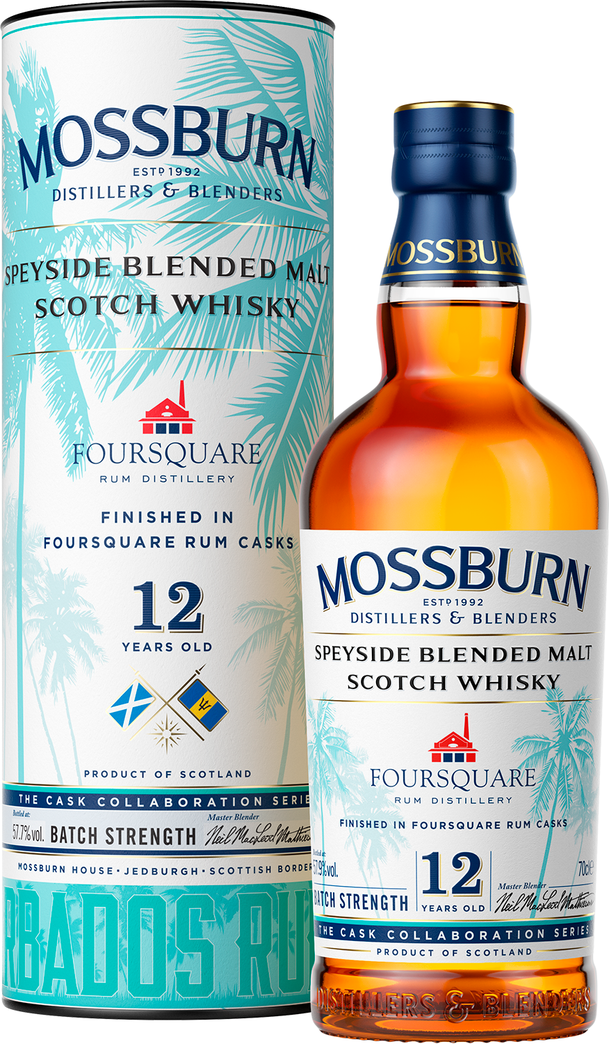 Mossburn Speyside Blended Malt Scotch Whisky 12 y.o. (gift box)