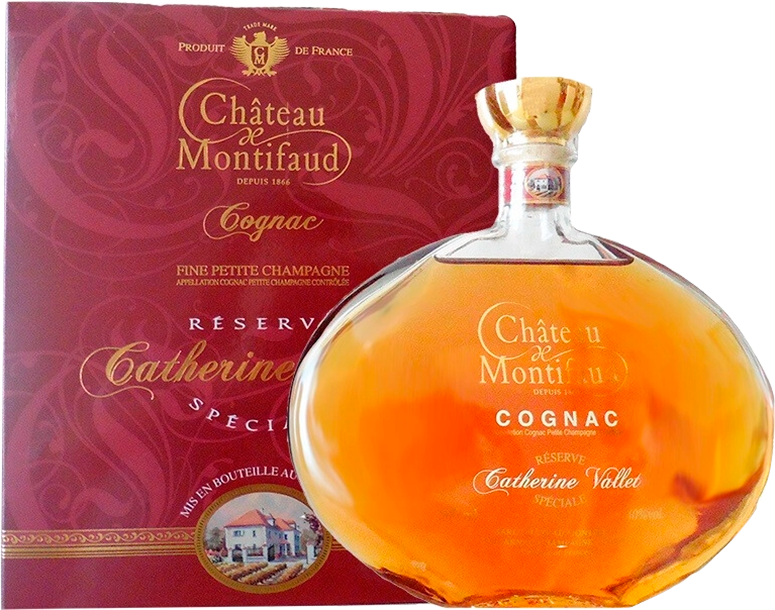 Шато де Монтифо Резерв Спесьяль Катрин Валле Пти Шампань в подарочной упаковке 0.5&nbsp;л
