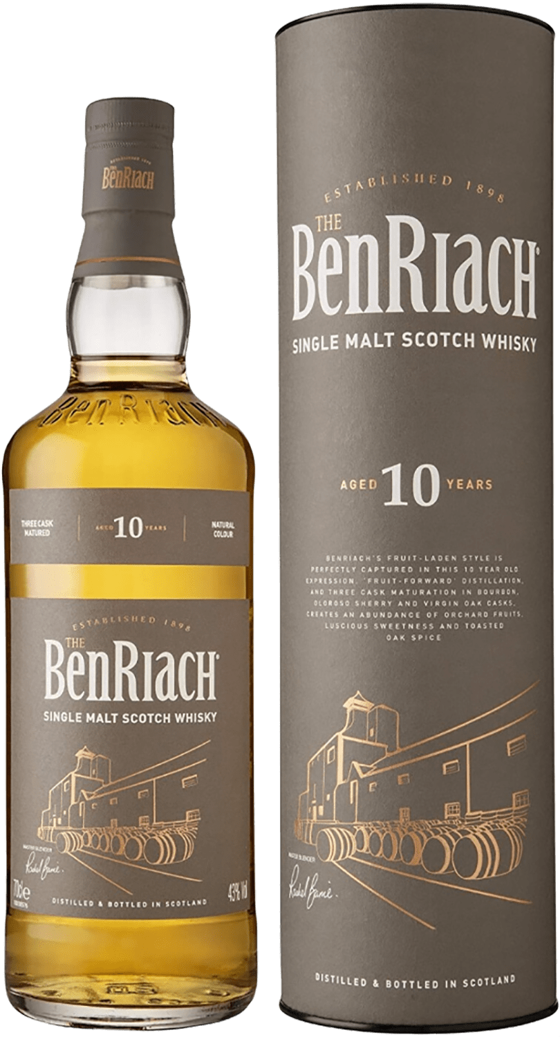 Benriach 10 y.o. Single Malt Scotch Whisky (gift box)