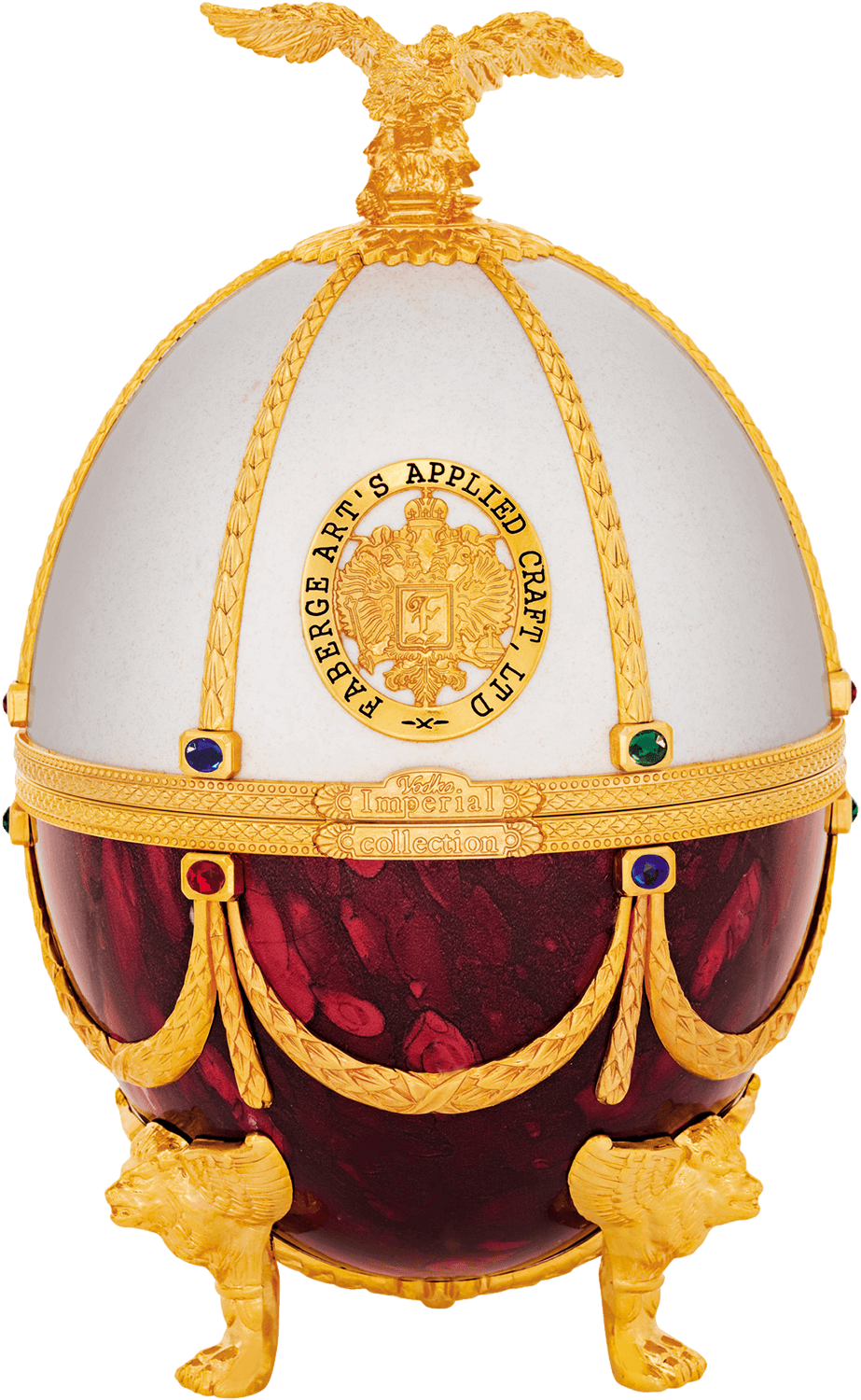 Императорская Коллекция графин-яйцо жемчуг-рубин в подарочной упаковке 0.7 л