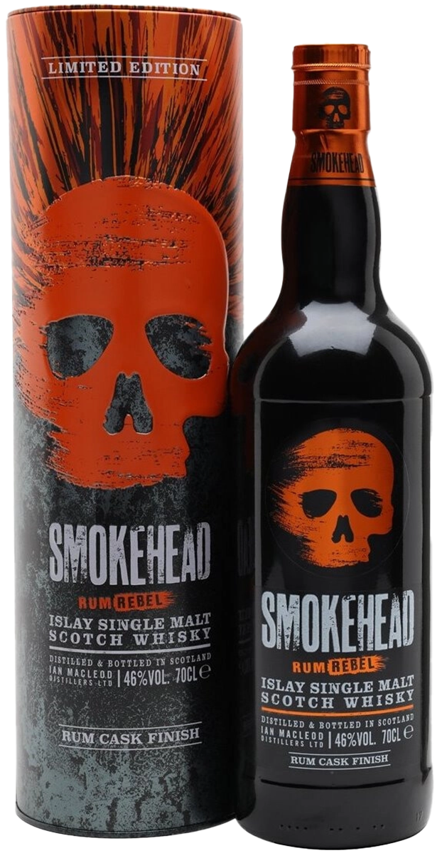Smokehead Rum Rebel Islay Single Malt Scotch Whisky (gift box)