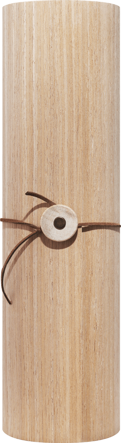 Подарочный тубус из дуба под 1 бутылку