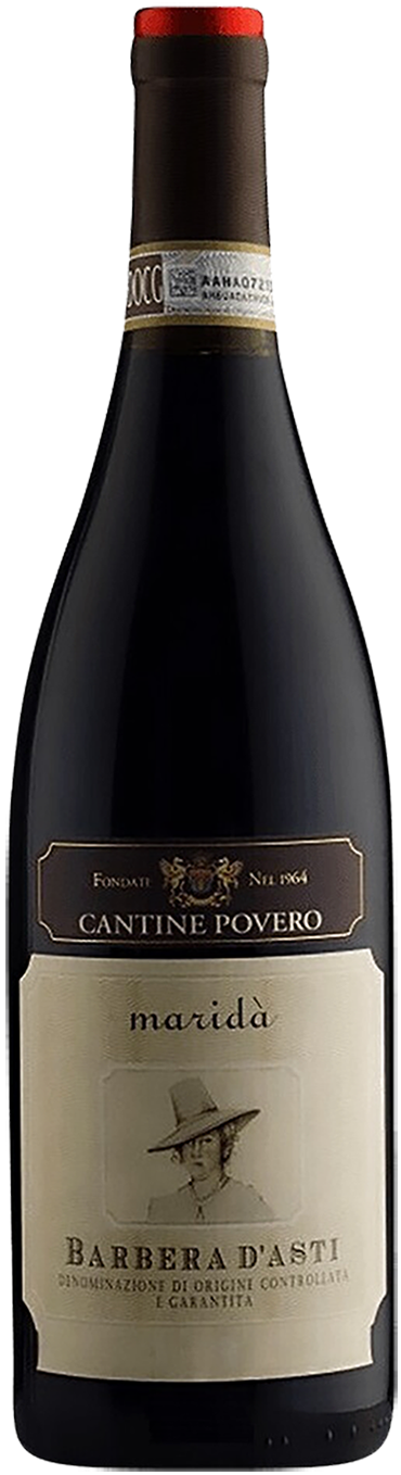 Барбера д'Асти DOCG Марида Кантине Поверо 0.75&nbsp;л
