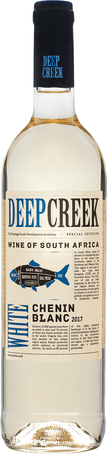 Deep Creek Chenin Blanc Western Cape WO Origin Wine Stellenbosh jabulani pinotage western cape wo home of origin wine