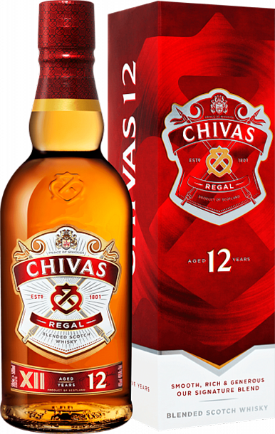 Chivas Regal Blended Scotch Whisky 12 Year Old