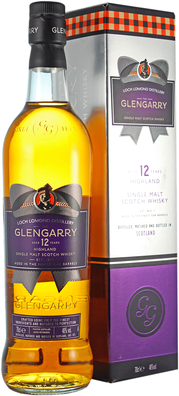 Glengarry Highland 12 Y.O. Single Malt Scotch Whisky (gift box)