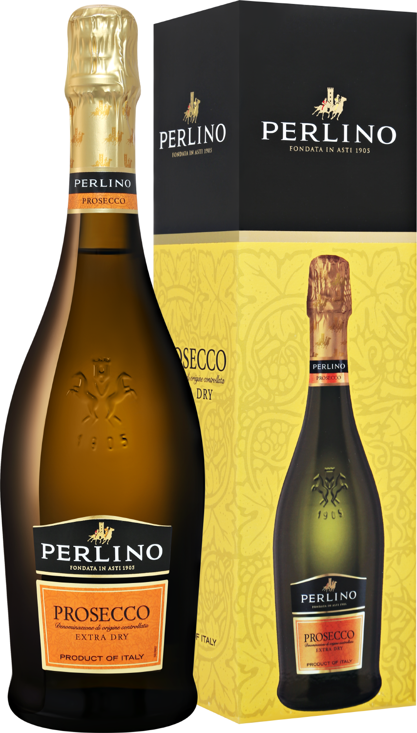 Игристое вино белое сухое Perlino Prosecco DOC (gift box) урожая - года  0.75 л (Перлино Просекко DOC в подарочной упаковке), купить в магазине в  Новосибирске - цена, отзывы