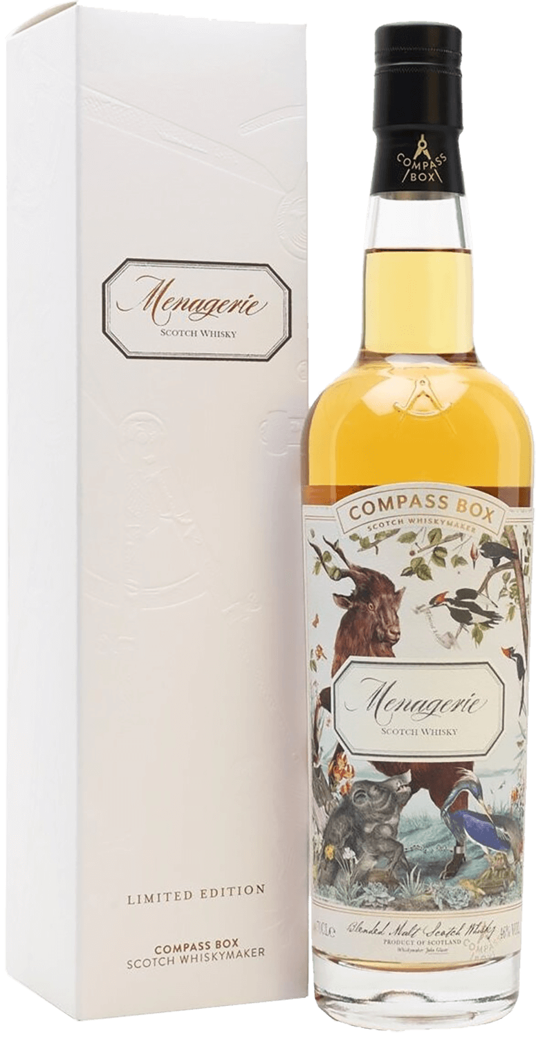 Compass Box Menagerie Blended Malt Scotch Whisky (gift box) compass box juveniles blended malt scotch whisky