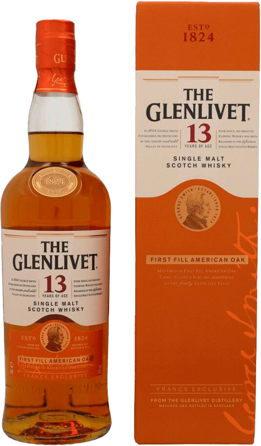 The Glenlivet Single Malt Scotch Whisky 13 y.o. (gift box)
