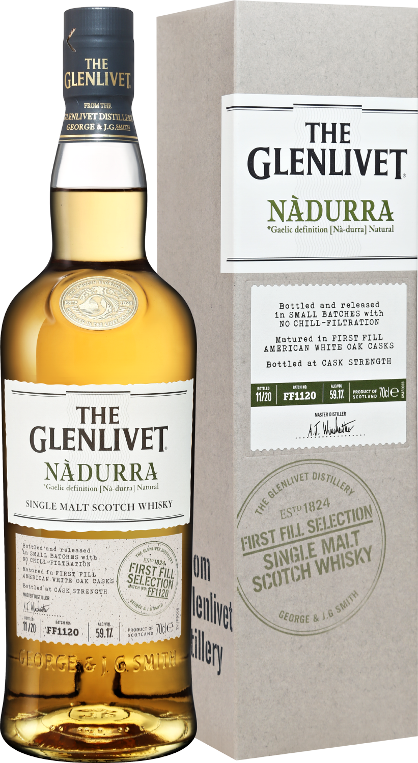 The Glenlivet Nadurra First Fill Selection Single Malt Scotch Whisky (gift box) the glenlivet french oak reserve single malt scotch whisky 15 y o gift box