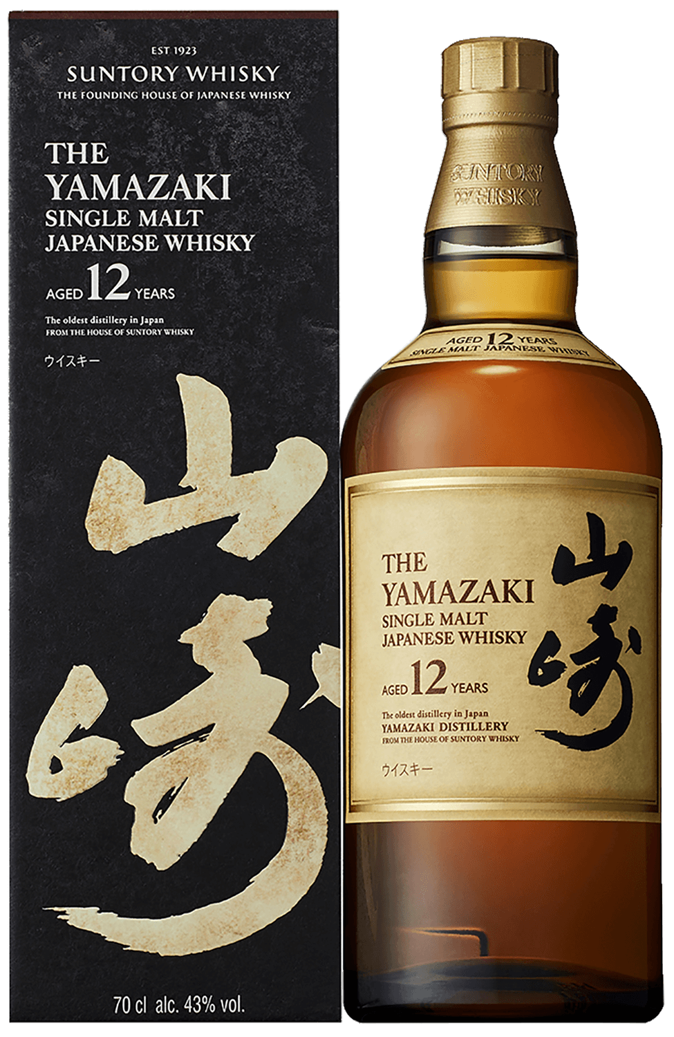 Yamazaki 12 years Single Malt Japanese Whisky (gift box)