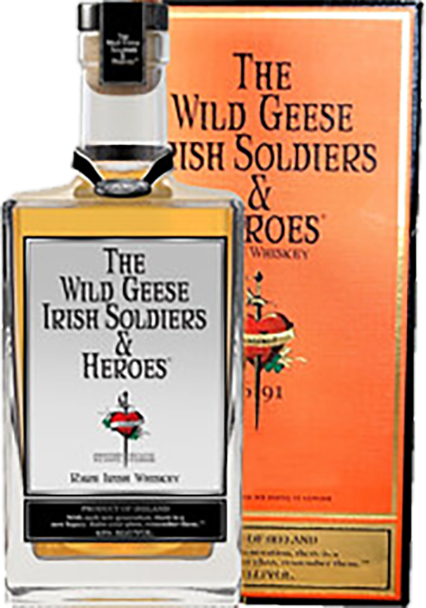 The Wild Geese Irish Soldiers and Heroes Rare Irish Whiskey (gift box)