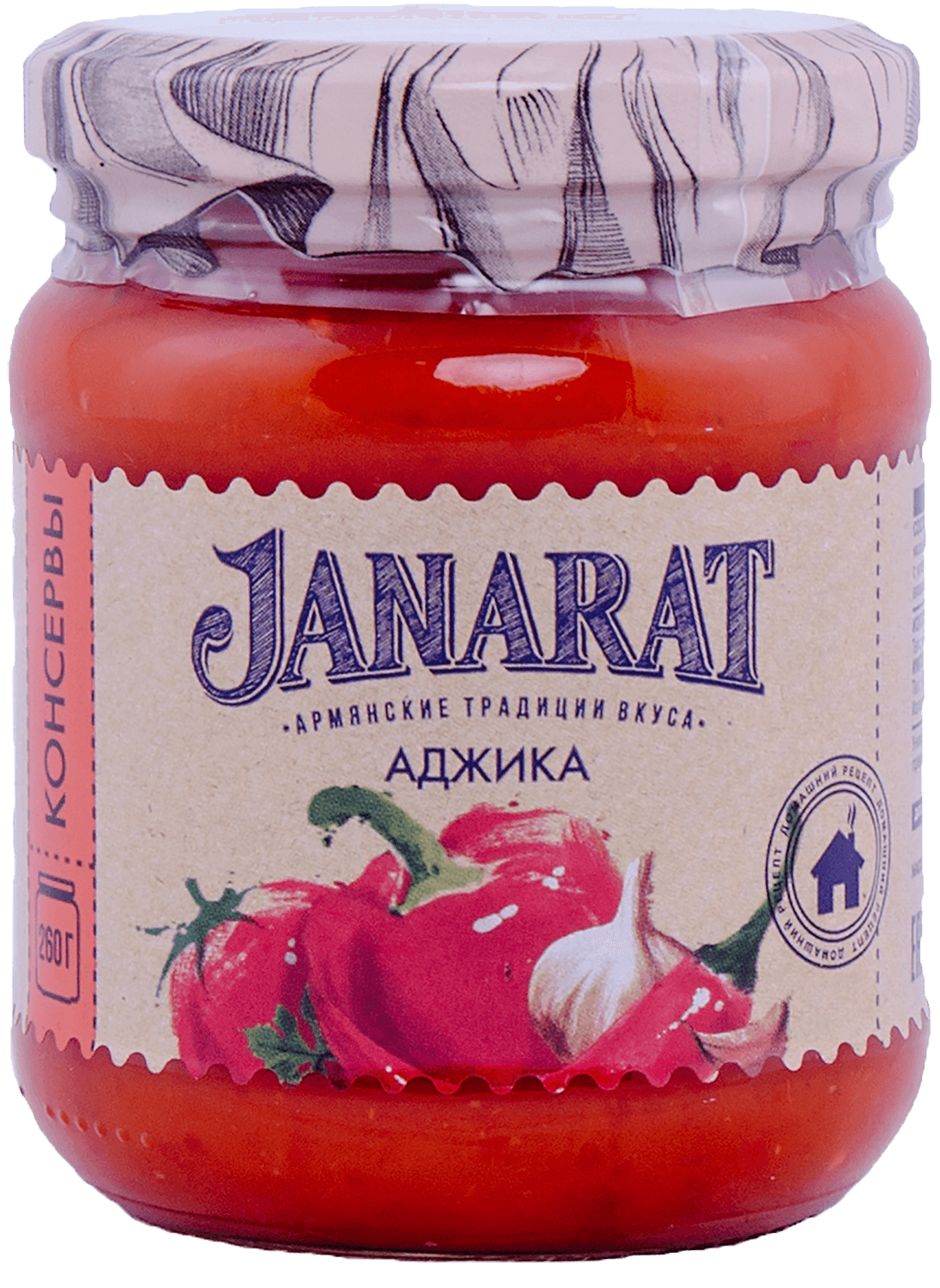 Ajika Janarat перец janarat деликатесный 720 г