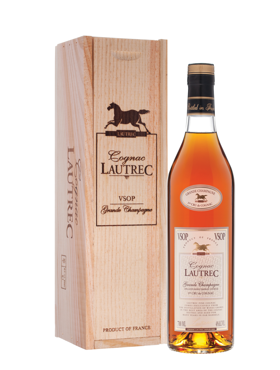 Lautrec Cognac VSOP Grande Champagne Premier Cru (gift box) roullet cognac vs grande champagne