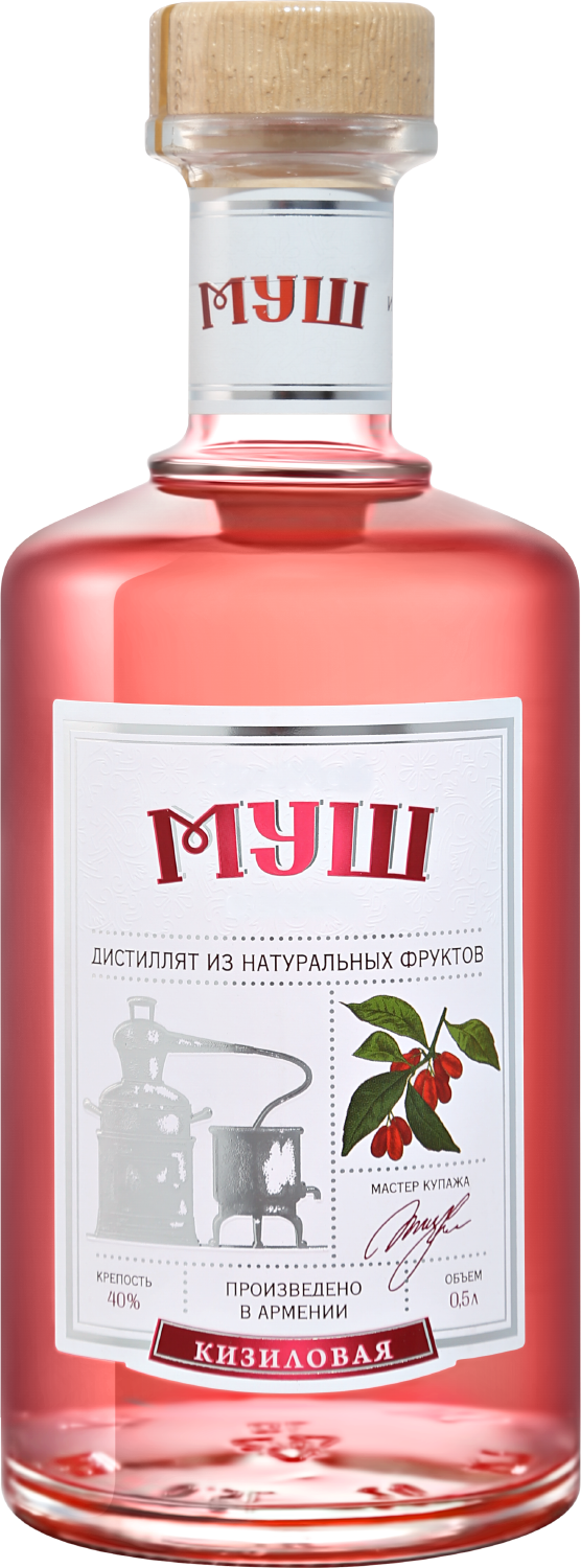 Дистиллят Mush Cornel Vodka 0.5 л (Муш Водка Кизиловая ), купить в магазине  в Москве - цена, отзывы