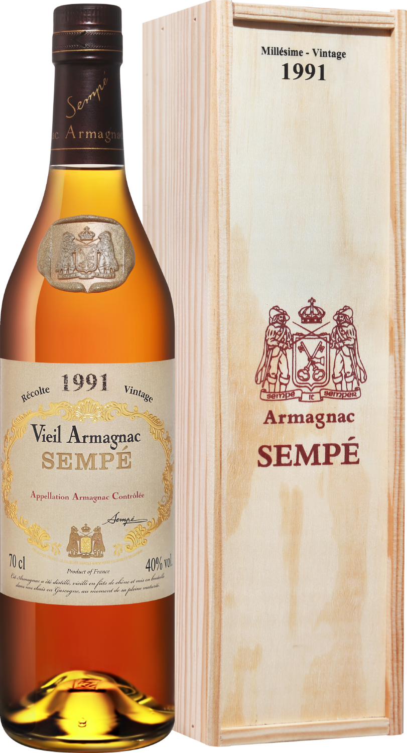 Sempe Vieil Vintage 1991 Armagnac AOC (gift box)