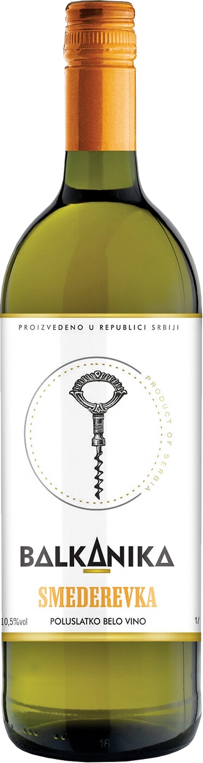 Балканика Смедеревка Полусладкое Вино Калем 1&nbsp;л