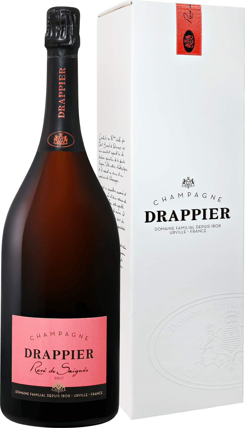 Drappier Brut Rose Champagne AOP (gift box) drappier carte d or gift box