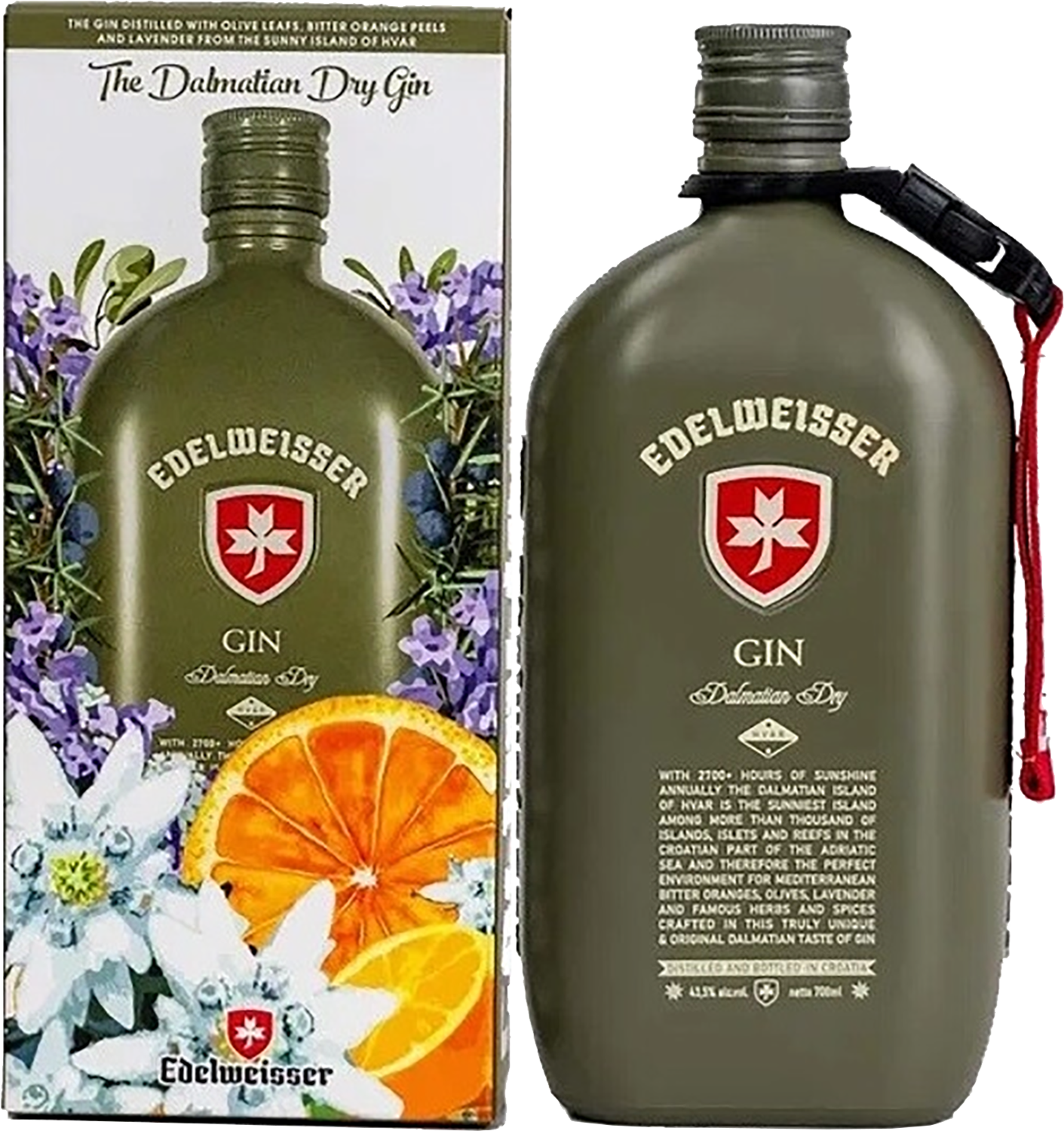 Эдельвейзер Далматиан Драй в подарочной упаковке 0.7&nbsp;л