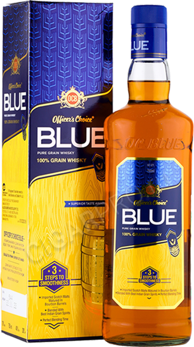 Виски Officers Choice Blue Pure Grain Whisky (gift box) 0.75 л ...