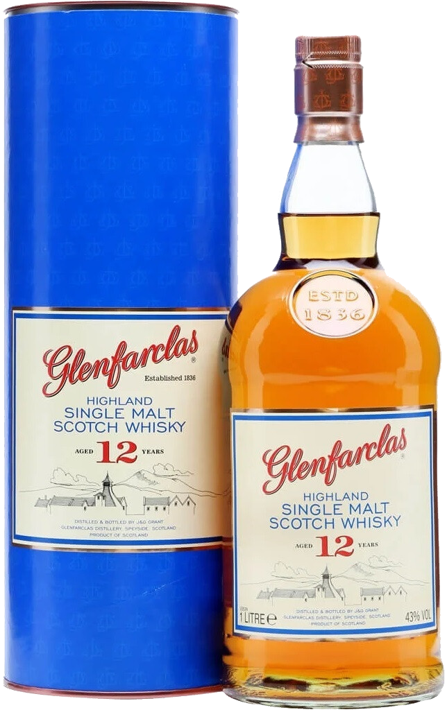 Glenfarclas 12 Years Old Single Malt Scotch Whisky (gift box)