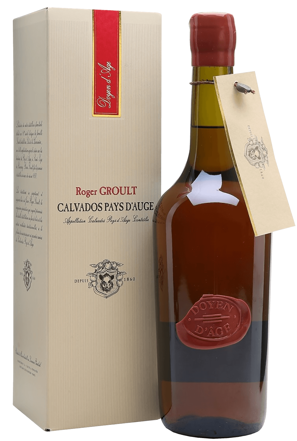 Doyen d'Or Calvados Pays D'Auge AOC Roger Groult (gift box) age d or calvados pays d auge aoc roger groult gift box