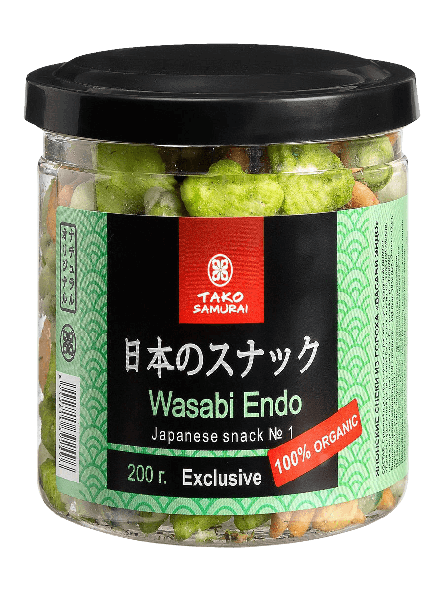 Тако Самурай Васаби Эндо зеленый горошек по-японски 100г