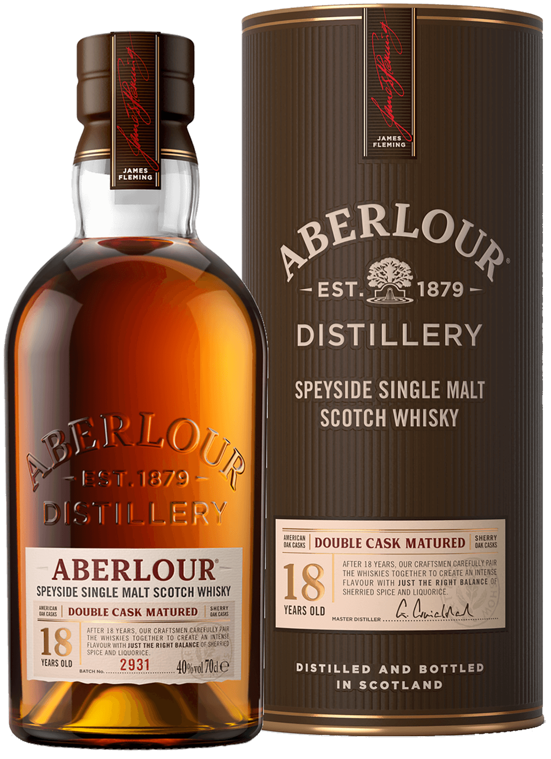 Aberlour Single Malt Scotch Whisky 18 y.o. (gift box)