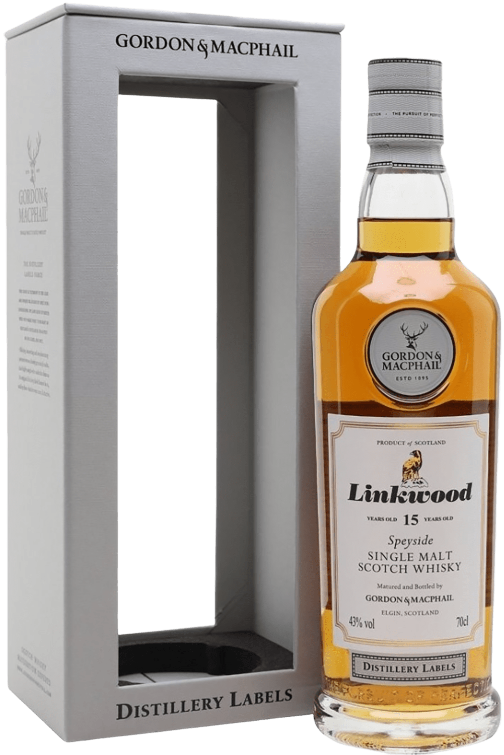 Linkwood 15 y.o. Speyside single malt scotch whisky (gift box) wemyss malts triptych of treats linkwood 1995 speyside single cask single malt scotch whisky 23 y o gift box