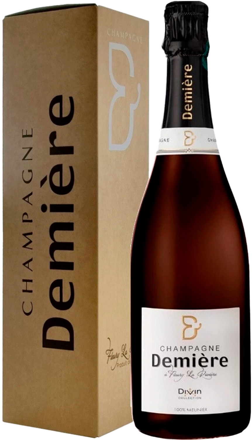 Демьер Дивин Менье Брют Шампань AOC в подарочной упаковке 0.75&nbsp;л