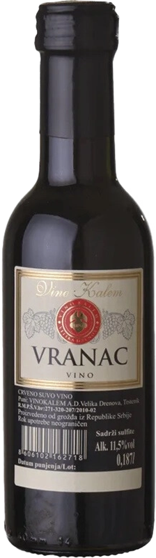 Vranac Red Dry Vino Kalem