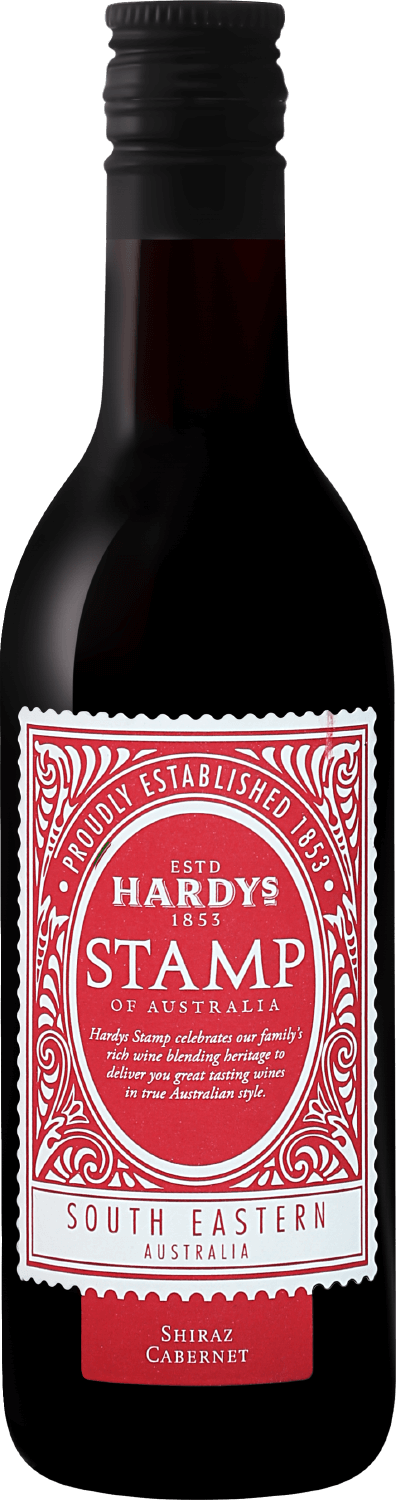 Stamp Shiraz Cabernet South Eastern Australia Hardy’s crest chardonnay sauvignon blanc south eastern australia hardy’s