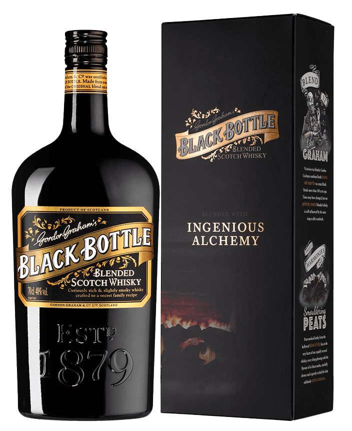 Black Bottle Blended Scotch Whisky (gift box) arran robert burns blended scotch whisky gift box