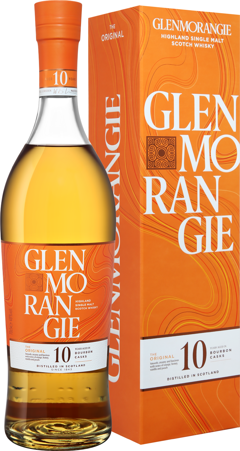 Glenmorangie Original Highland Single Malt Scotch Whisky 10 y.o. (gift box)