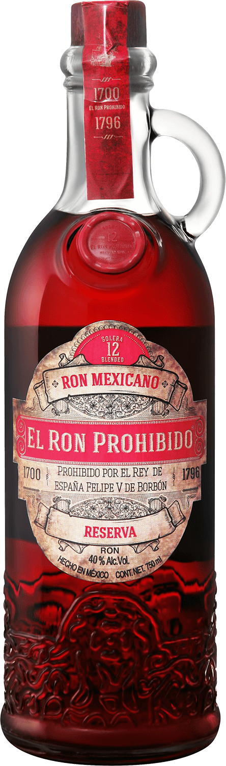 El Ron Prohibido Reserva Solera Blended Mexican Rum 12 YO el ron prohibido gran reserva solera finest blended mexican rum 15 yo